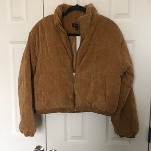 Corduroy puffer